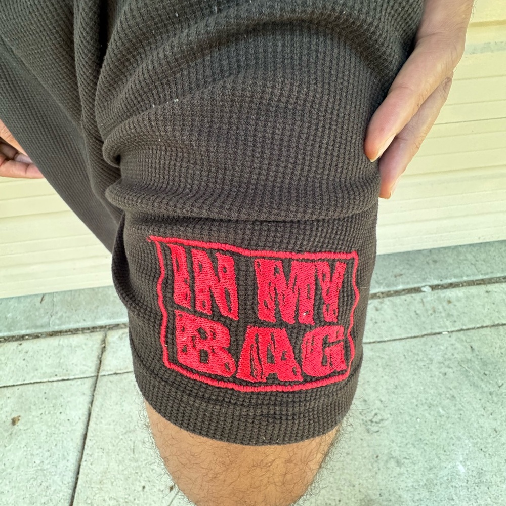 Waffle Knit “In My Bag” Shorts